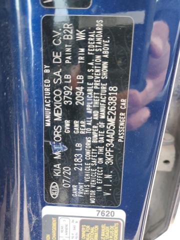 2021 KIA FORTE GT L - 3KPF34AD5ME263818