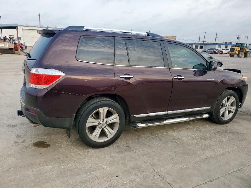 Vin: 5tdyk3eh0cs064909, lot: 54695805, toyota highlander limited 20123