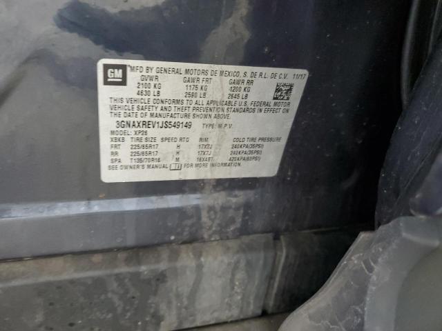 2018 CHEVROLET EQUINOX LS - 3GNAXREV1JS549149