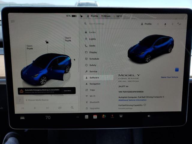 2023 TESLA MODEL Y - 7SAYGDEE3PA106609
