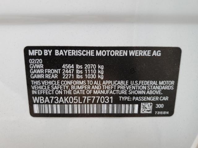 2020 BMW 228XI - WBA73AK05L7F77031