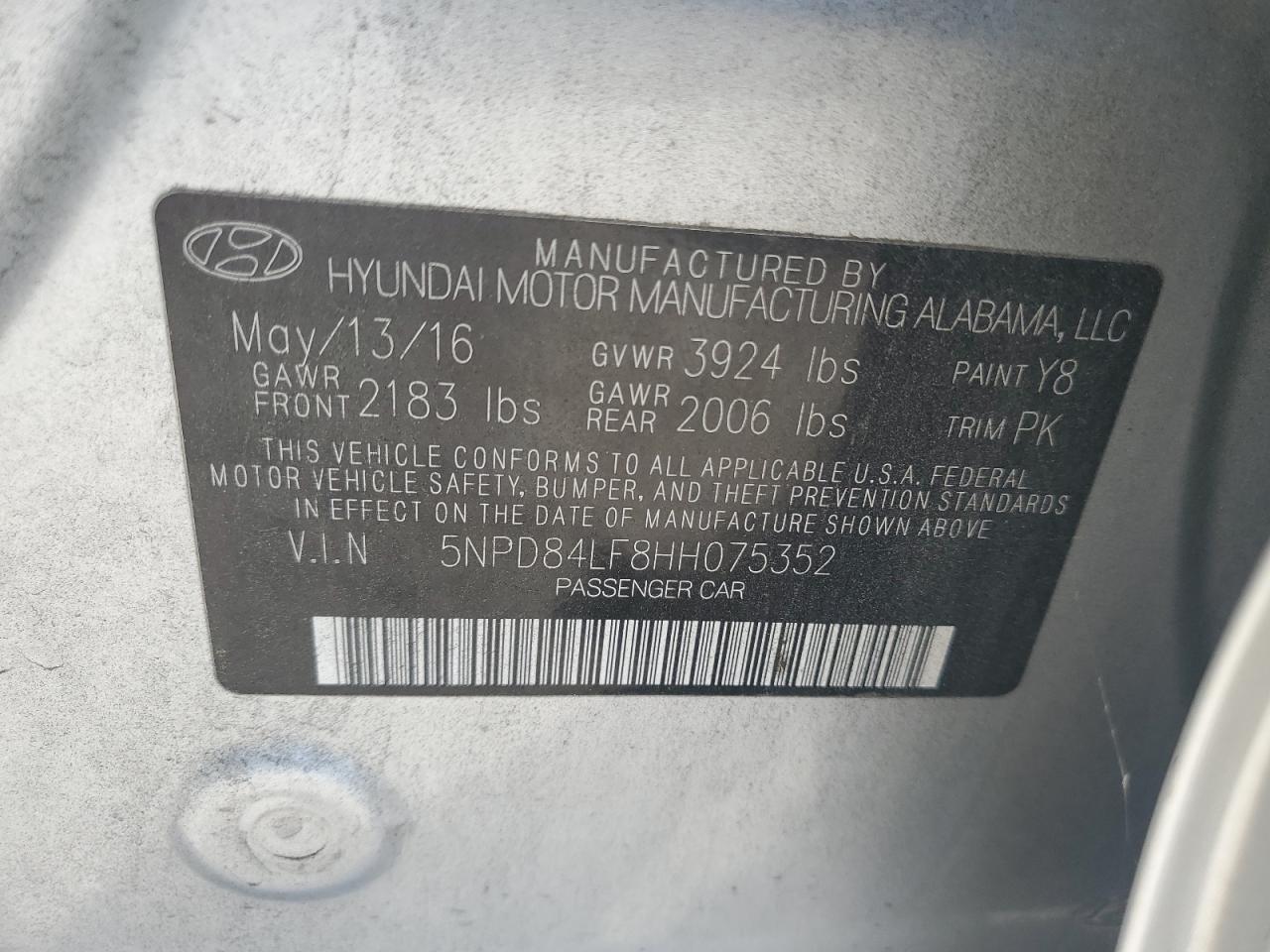 Hyundai Elantra se 2017