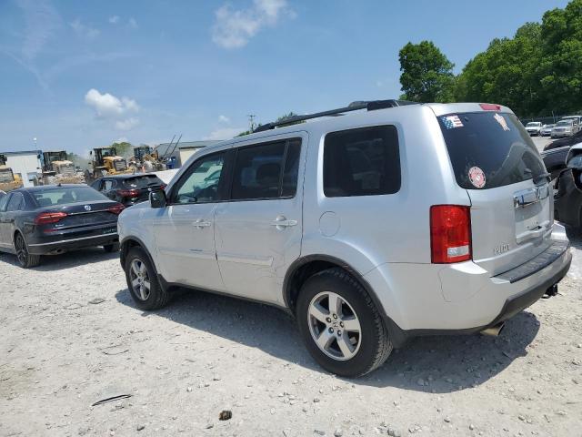 HONDA PILOT EXL 2011 silver  gas 5FNYF3H54BB013065 photo #3