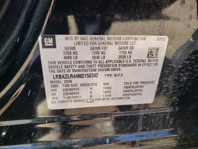 2022 BUICK ENVISION P - LRBAZLR44ND158342