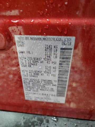 2018 NISSAN ROGUE SV H 5N1ET2MT7JC844786