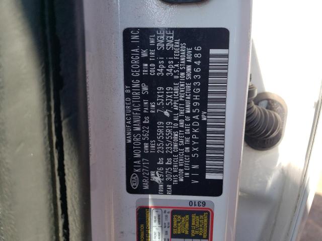 2017 KIA SORENTO SX - 5XYPKDA59HG336486