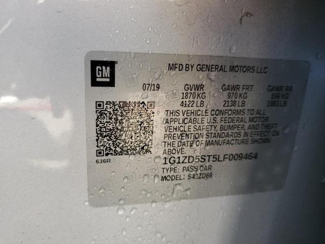 2020 CHEVROLET MALIBU LT - 1G1ZD5ST5LF009464