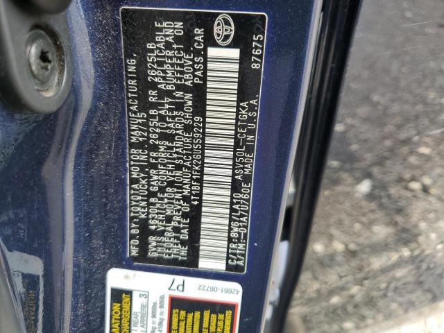 2016 TOYOTA CAMRY LE - 4T1BF1FK2GU559229