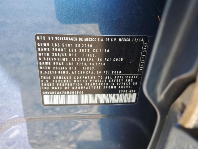 2019 VOLKSWAGEN 25606 3VV3B7AX7KM061844