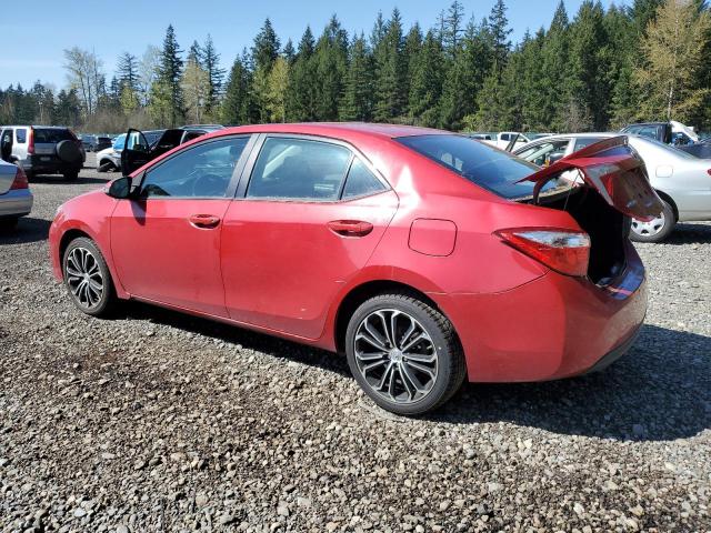 TOYOTA COROLLA L 2014 red  gas 2T1BURHE1EC017937 photo #3