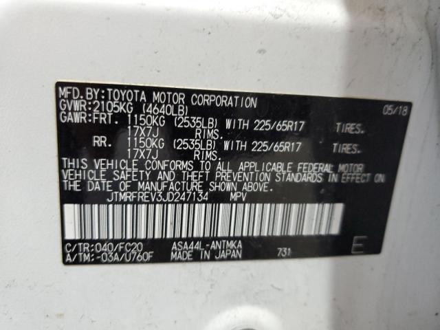 2018 TOYOTA RAV4 ADVEN - JTMRFREV3JD247134