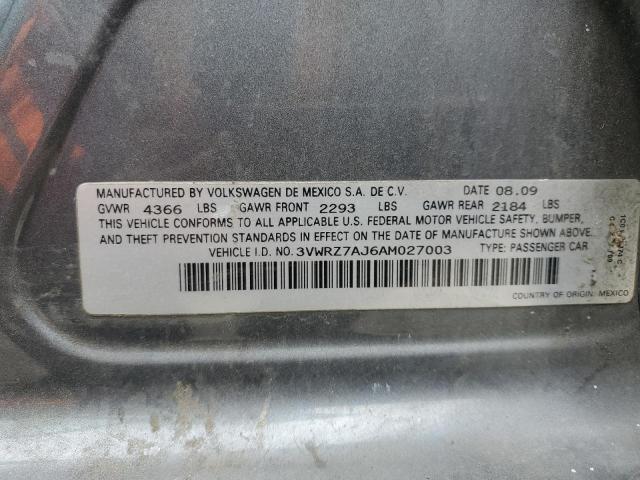 2010 VOLKSWAGEN JETTA SE - 3VWRZ7AJ6AM027003