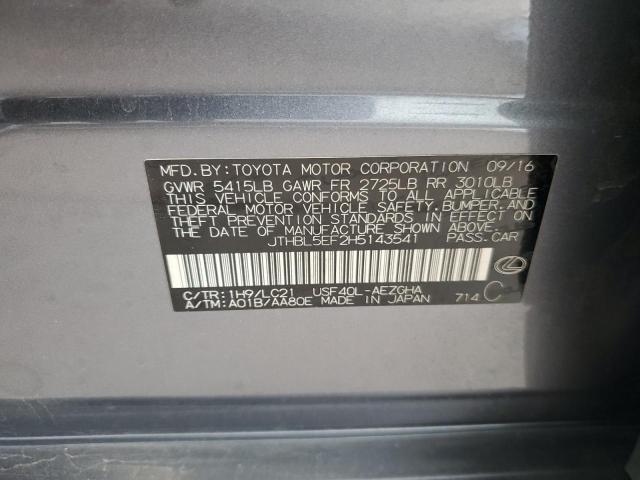 2017 LEXUS LS 460 JTHBL5EF2H5143541