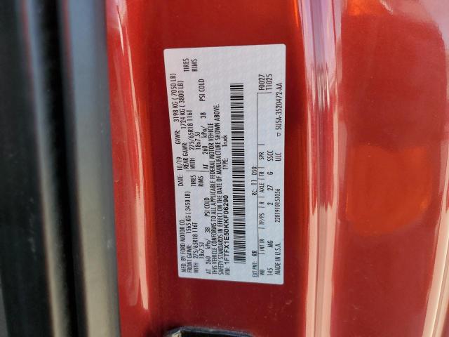 2019 FORD F150 SUPER - 1FTFX1E50KKF06290