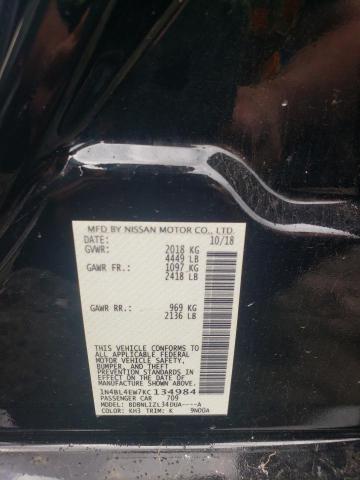 2019 NISSAN ALTIMA SL - 1N4BL4EW7KC134984