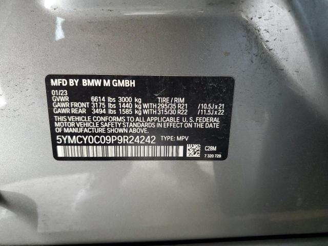 2023 BMW X6 M 5YMCY0C09P9R24242