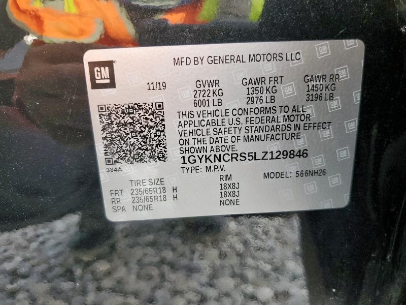 1gykncrs5lz129846 - 2020 Cadillac xt5 premium luxury - #51437585