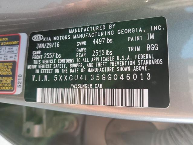 2016 KIA OPTIMA EX - 5XXGU4L35GG046013