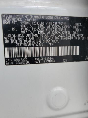 2015 TOYOTA RAV4 LIMIT - 2T3YFREV6FW152170