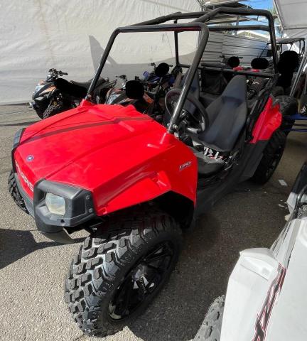 POLARIS RANGER RZR 2009 red all terr gas 4XAVA17A49T000464 photo #3