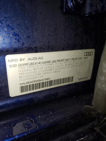 2021 AUDI A8 L WAU8DAF8XMN007683