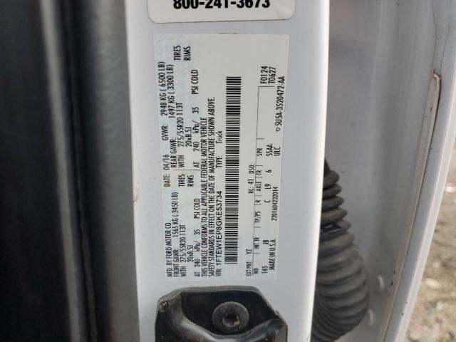 2016 FORD F150 SUPER - 1FTEW1EP8GKE53734