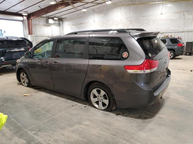 TOYOTA SIENNA LE 2013 gray sports v gas 5TDKK3DC5DS365060 photo #3