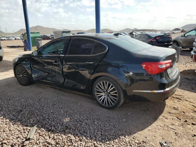 KIA CADENZA PR 2014 black  gas KNALN4D77E5133228 photo #3