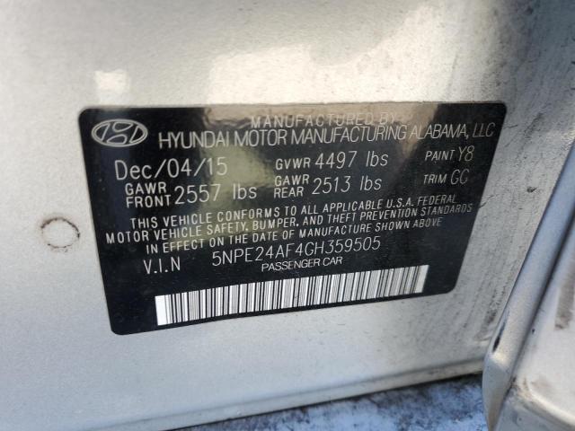 2016 HYUNDAI SONATA SE - 5NPE24AF4GH359505