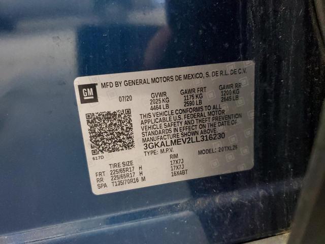 2020 GMC TERRAIN SL - 3GKALMEV2LL316230