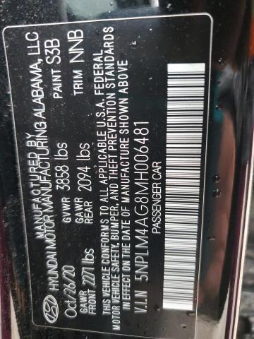 2021 HYUNDAI ELANTRA SE - 5NPLM4AG8MH006481