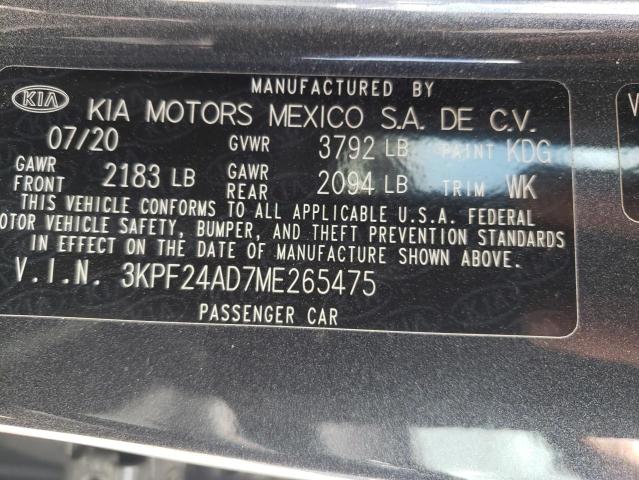 2021 KIA FORTE FE - 3KPF24AD7ME265475