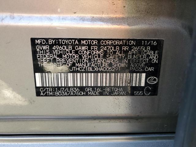 2017 LEXUS GS 350 BAS - JTHCZ1BLXHA005291