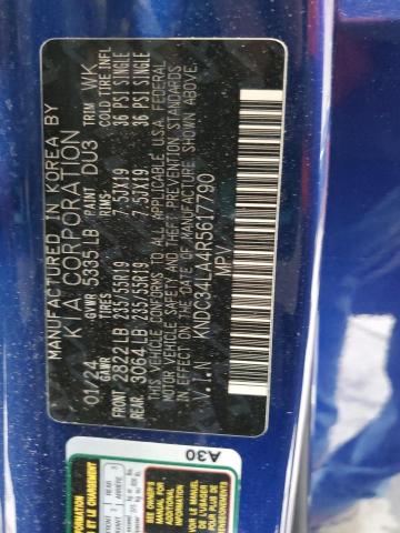 2024 KIA EV6 LIGHT - KNDC34LA4R5617790
