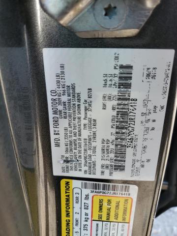 2018 FORD FUSION 3FA6P0G72JR176418