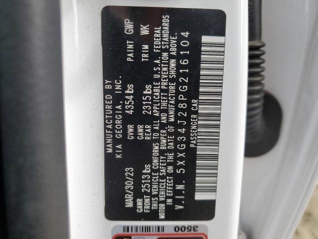 2023 KIA K5 EX 5XXG34J28PG216104