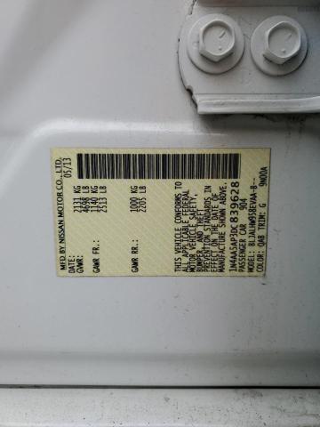 2013 NISSAN MAXIMA S - 1N4AA5AP3DC839628