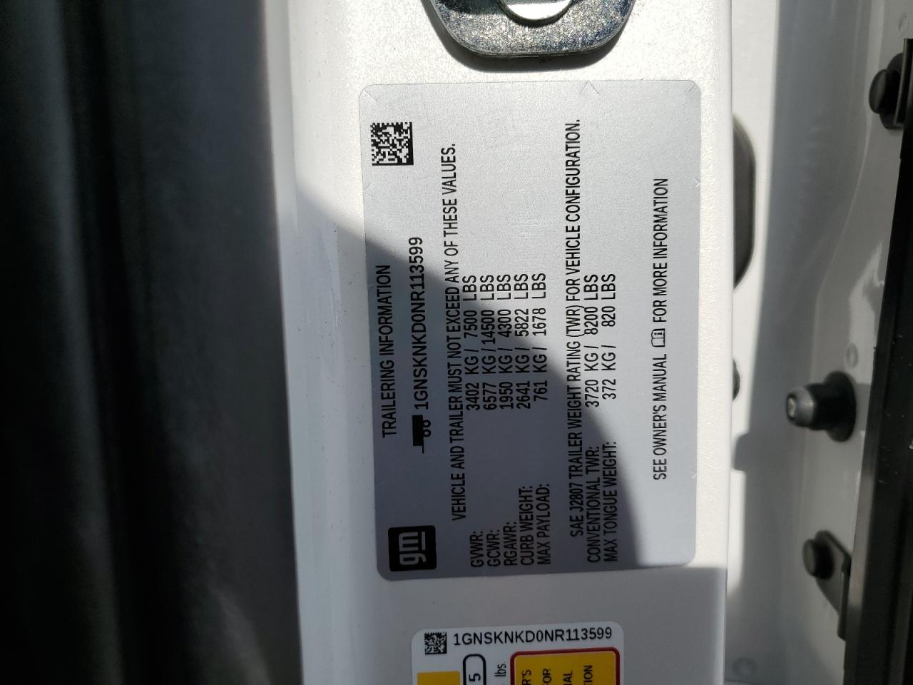 CHEVROLET TAHOE K1500 LT