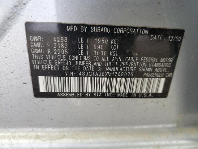 2021 SUBARU IMPREZA SP 4S3GTAJ6XM1708075