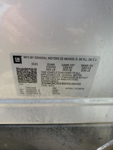 2021 CHEVROLET BLAZER 2LT - 3GNKBCRS9MS538033