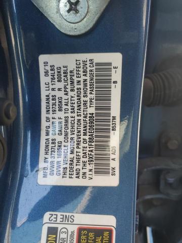 2010 HONDA CIVIC EX - 19XFA1F88AE069084