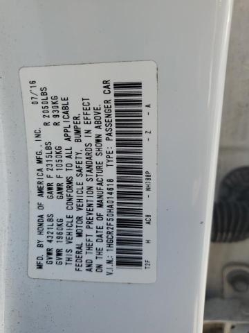 2017 HONDA ACCORD SPO - 1HGCR2F50HA014618