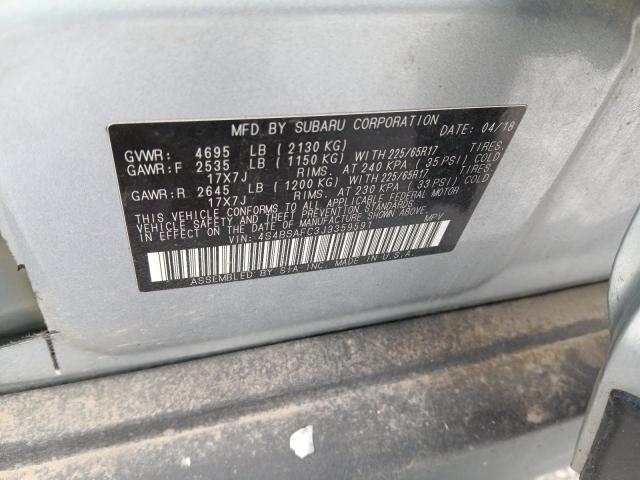 2018 SUBARU OUTBACK - 4S4BSAFC3J3359591