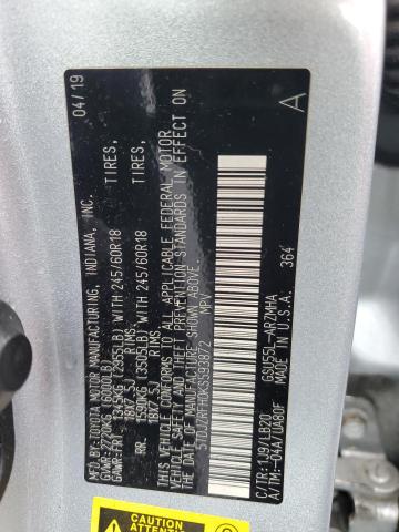 2019 TOYOTA HIGHLANDER - 5TDJZRFH0KS593872