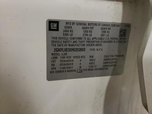 2017 GMC TERRAIN DE 2GKFLVE36H6250660