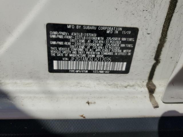 2020 SUBARU CROSSTREK - JF2GTANC6LH212035