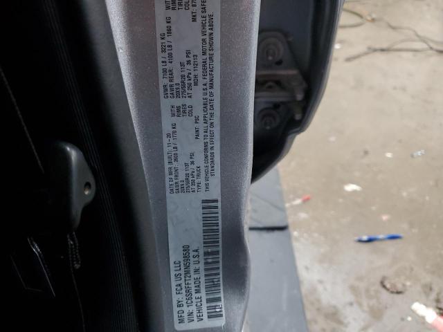 2021 RAM 1500 BIG H - 1C6SRFFT2MN598580