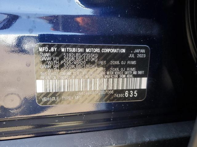 2024 MITSUBISHI OUTLANDER - JA4J4VA81RZ007066