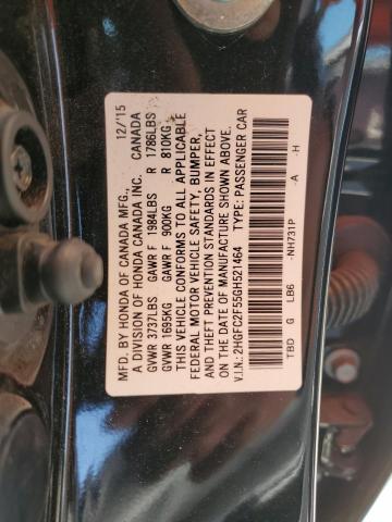 2016 HONDA CIVIC LX - 2HGFC2F55GH521464