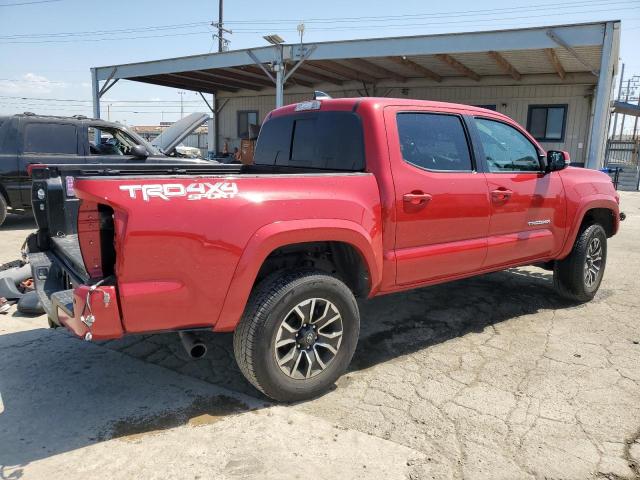 TOYOTA TACOMA DOU 2023 red  gas 3TMCZ5AN9PM609234 photo #4